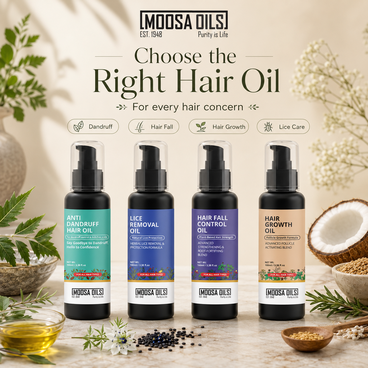How to Choose the Right Hair Oil for Your Hair Concern
